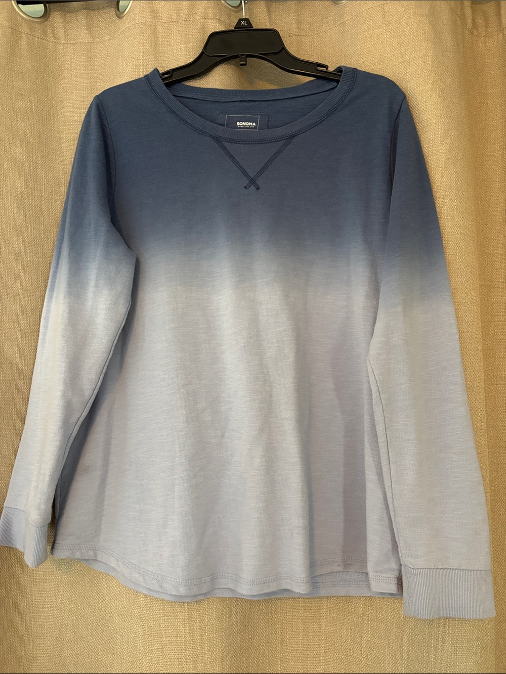Sonoma Blue Gradient long sleeve T-shirt/sweatshirt Large